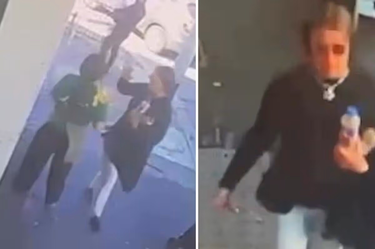 A citywide hunt is now underway for the savage assailant who launched an unprovoked attack on a cafe worker