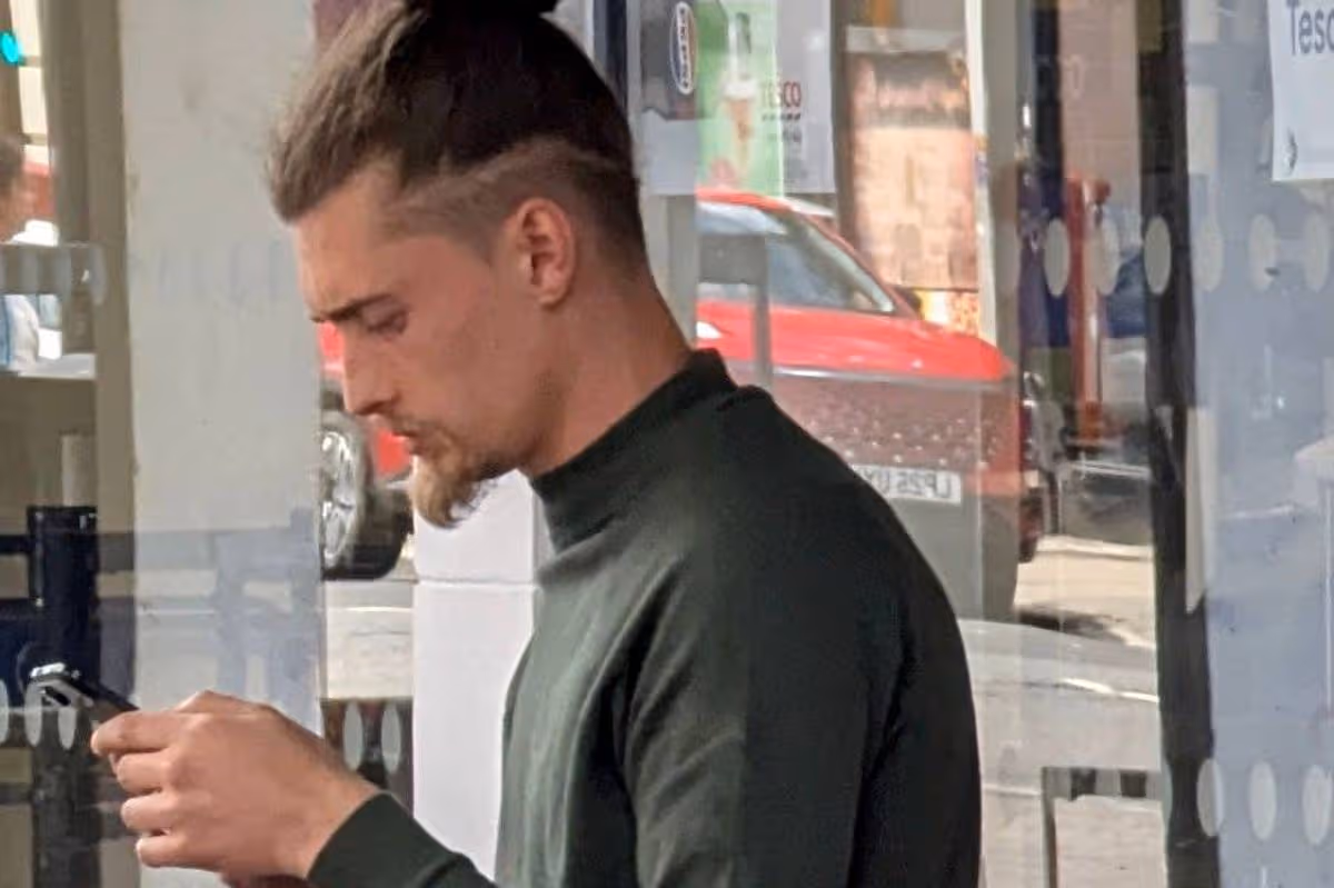 Louis Gaston pictured outside court