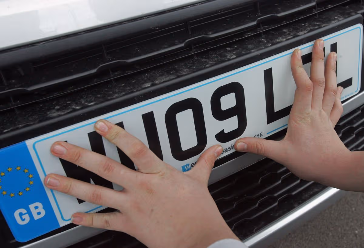 You could end up with fines if your plate is stolen