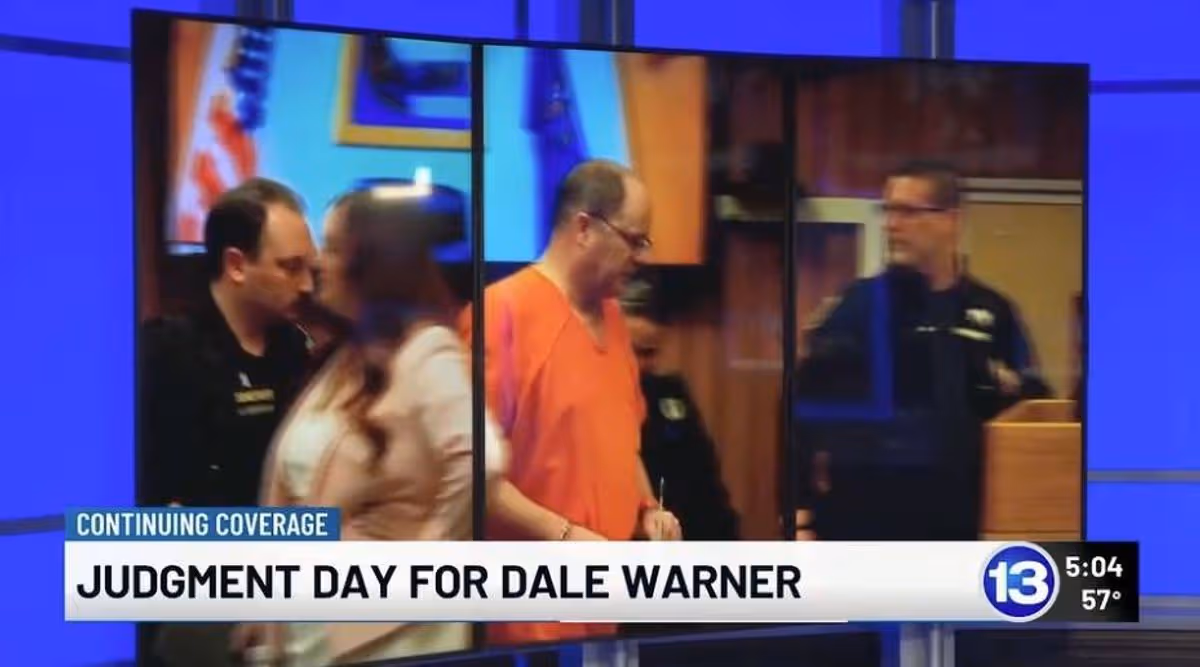 Dale Warner, 58, has been convicted of killing his wife and has been sentenced to 70 years in prison
