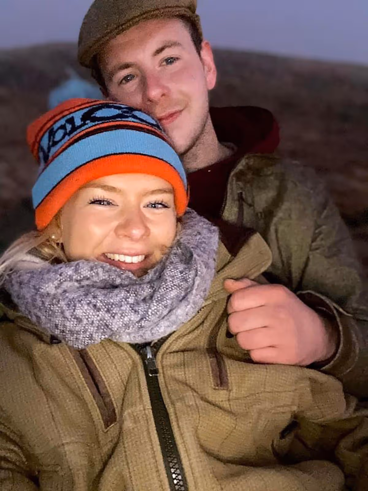 Dr Caroline Muirhead with Alexander 'Sandy' McKellar