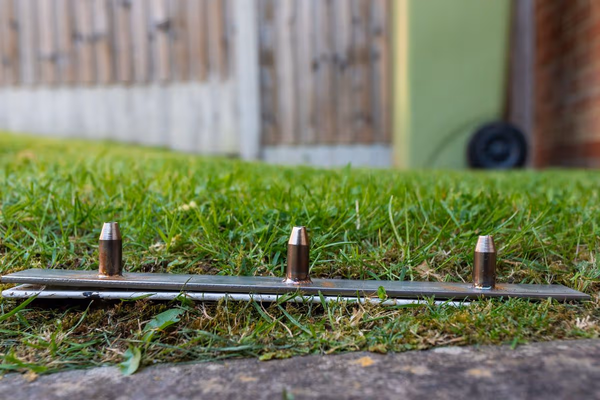 The spikes were inspired by a police 'stinger'