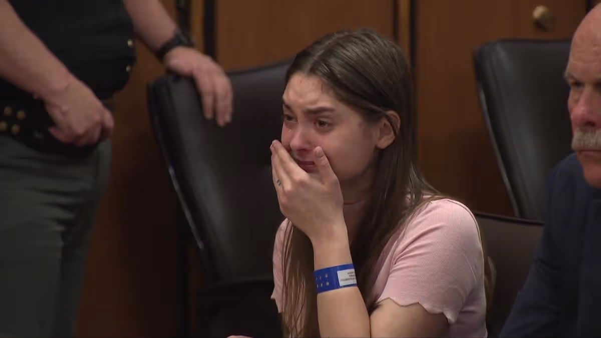 Mackenzie Shirilla sobbing as a judge finds her guilty