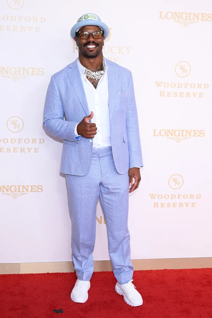 Von Miller attends the Kentucky Derby