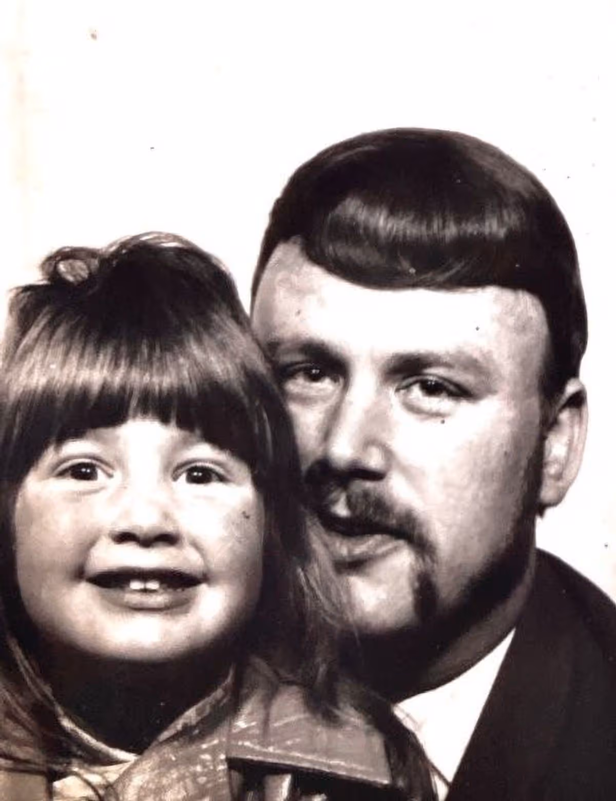 Karen as a young girl with her dad