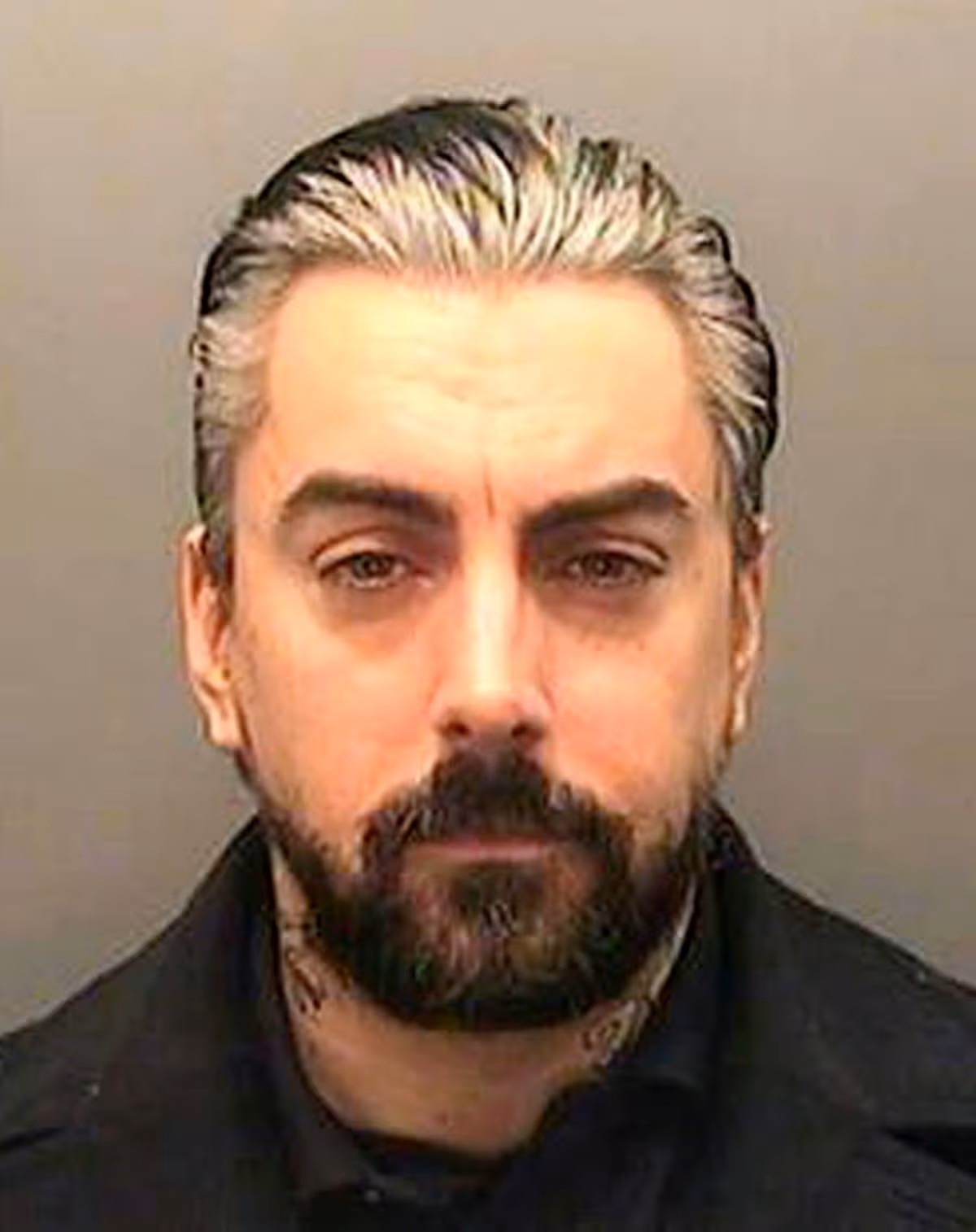 Ian Watkins.  Former Lostprophets singer Ian Watkins will go on trial in Leeds today, August 5, 2019, accused of possessing a mobile phone in prison.  See SWNS story SWLEphone.  The convicted paedophile is accused of possessing the device while being held at Wakefield Prison.  Watkins, 41, is currently serving a 35 year sentence for a string of child sex offences including the attempted rape of a baby.  Watkins, originally from Pontypridd, appeared in court in March via a video link to face a charge of unauthorised possession of a mobile phone between March 4 and March 10, 2018.
