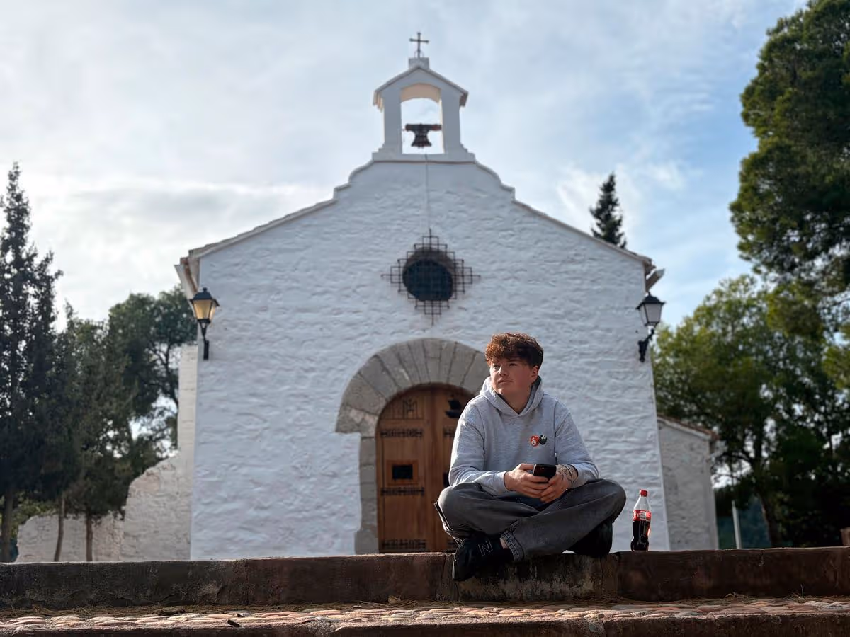 Alex Batty retracing his journey through Spain and France
