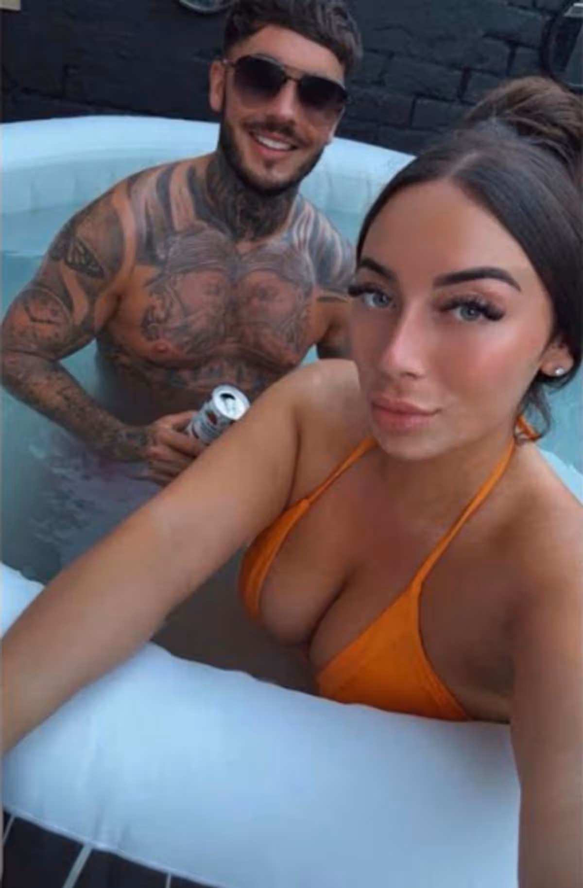 Ryan Wellings and his new girlfriend Emma Croft