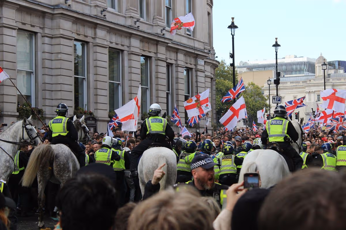 Downing Street confirmed that law-abiding protesters would continue to be safeguarded