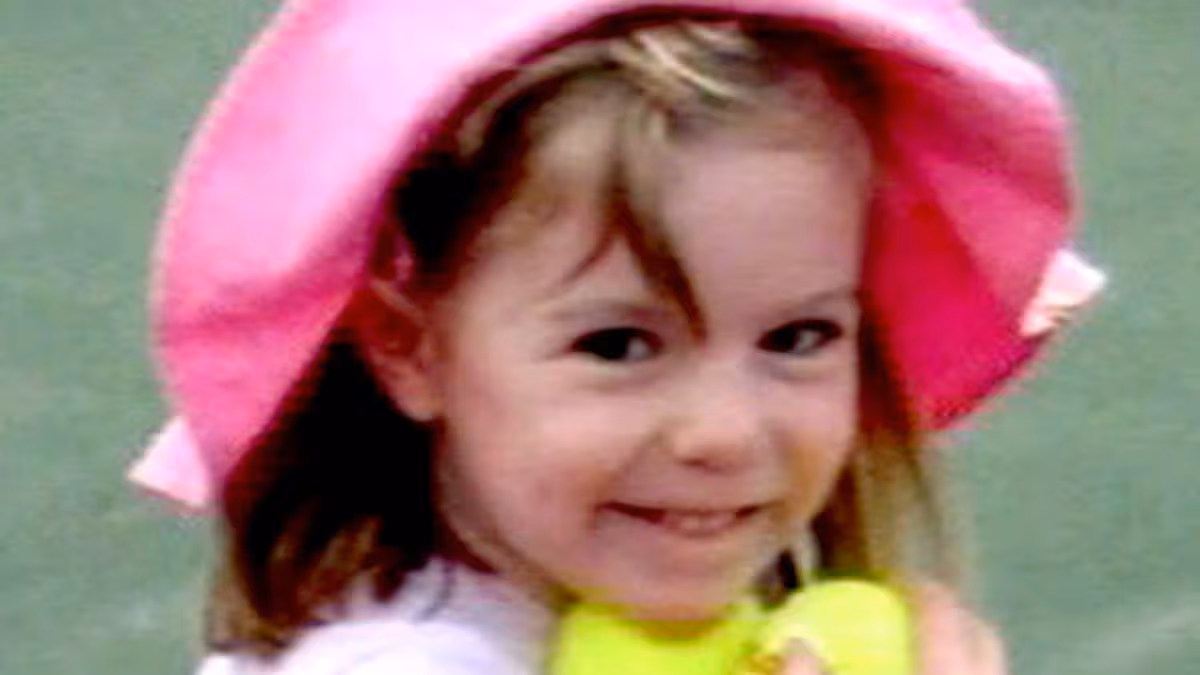 Madeleine McCann in a hat