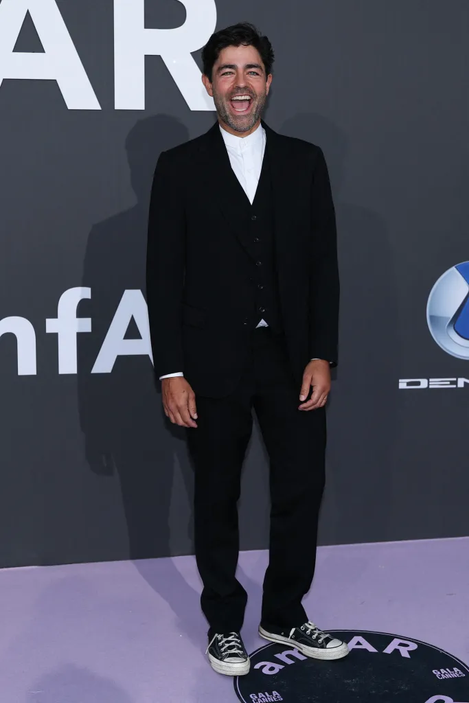 Adrien Grenier attends the amfAR Gala Cannes 2026 presented by Chopard at Hotel du Cap-Eden-Roc on May 21, 2026 in Cap d'Antibes, France.