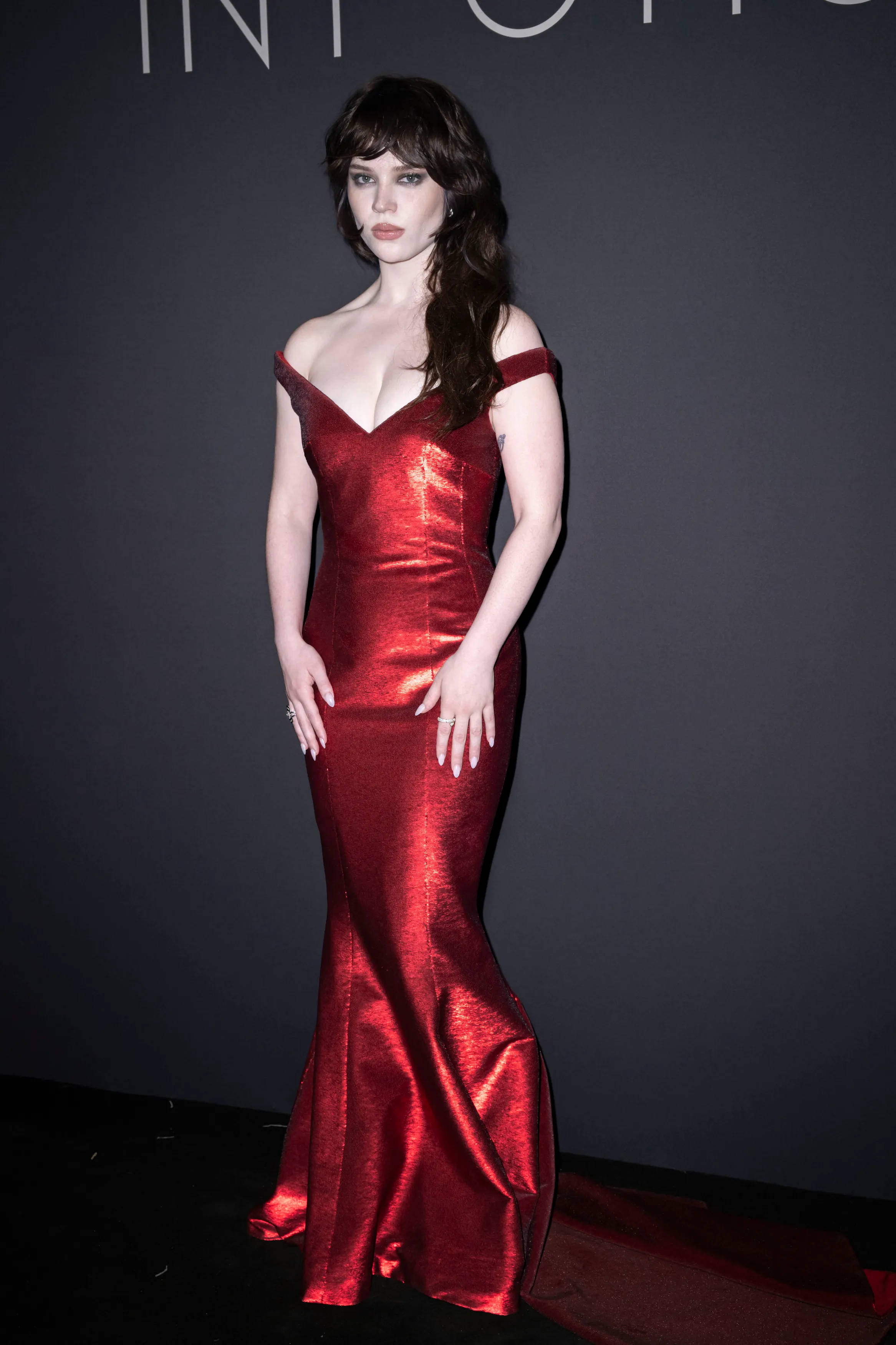 Sophie Thatcher attends the 2026 Kering Women in Motion Awards during the 79th annual Cannes Film Festival at Place de la Castre on May 17, 2026 in Cannes, France.