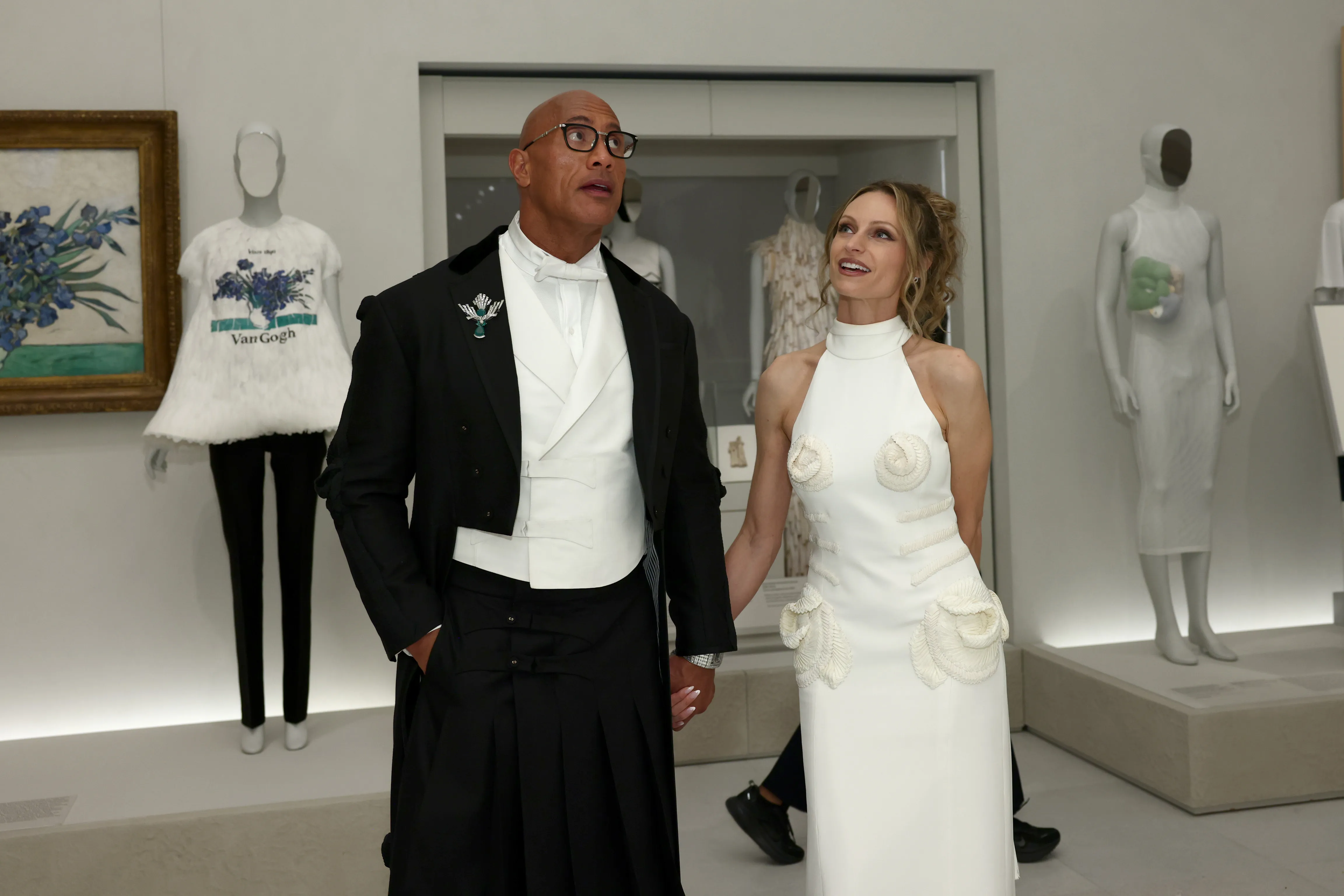 Dwayne Johnson and Lauren Hashian attend the 2026 Met Gala