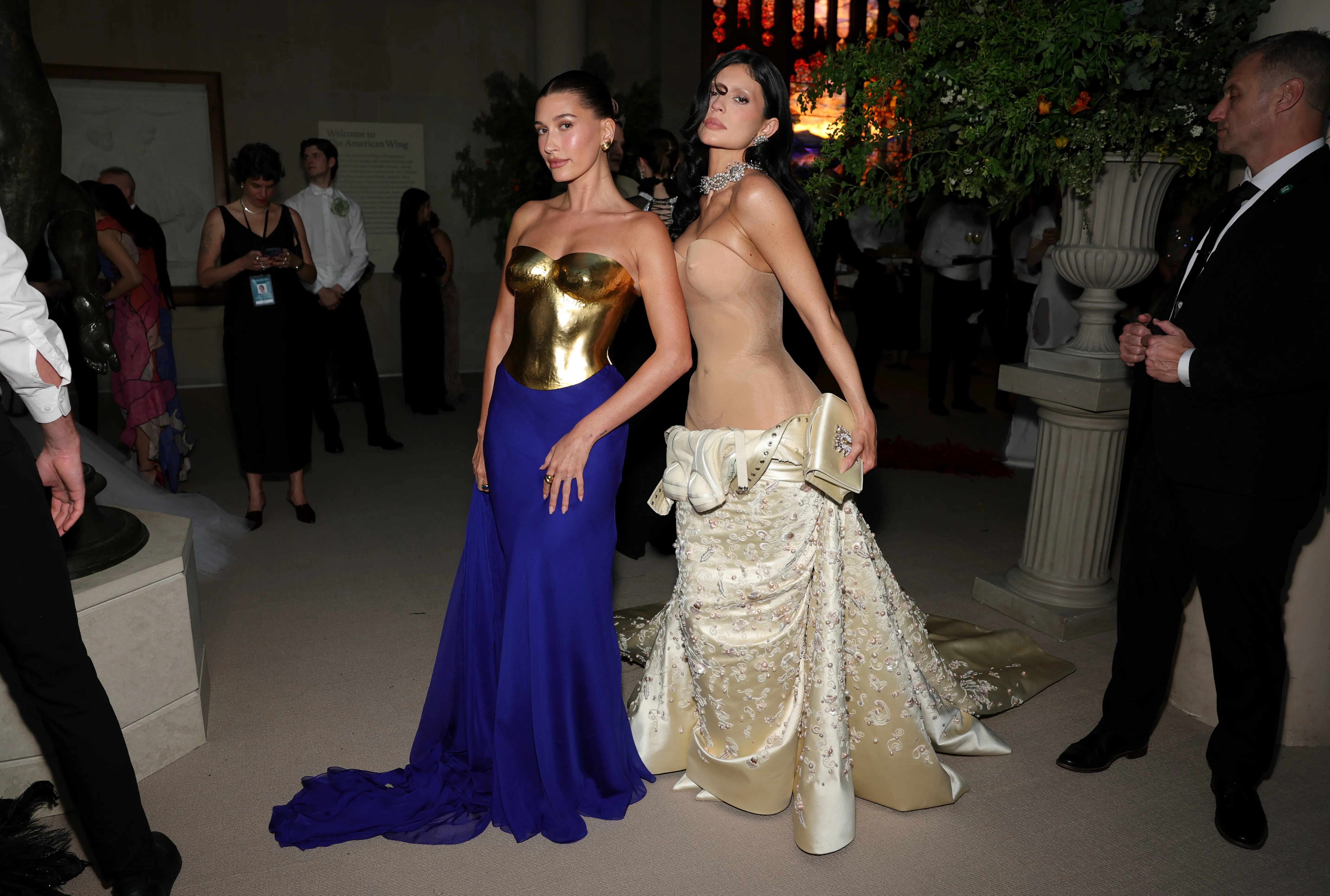 Hailey Bieber and Kylie Jenner attend the 2026 Met Gala