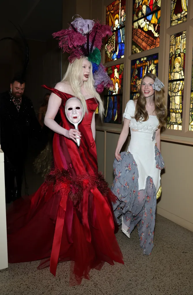 Gwendoline Christie and Hunter Schafer attend the 2026 Met Gala
