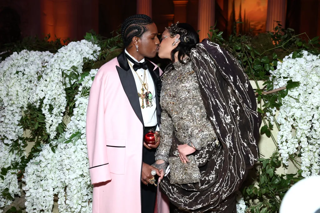 A$AP Rocky and Rihanna attend the 2026 Met Gala