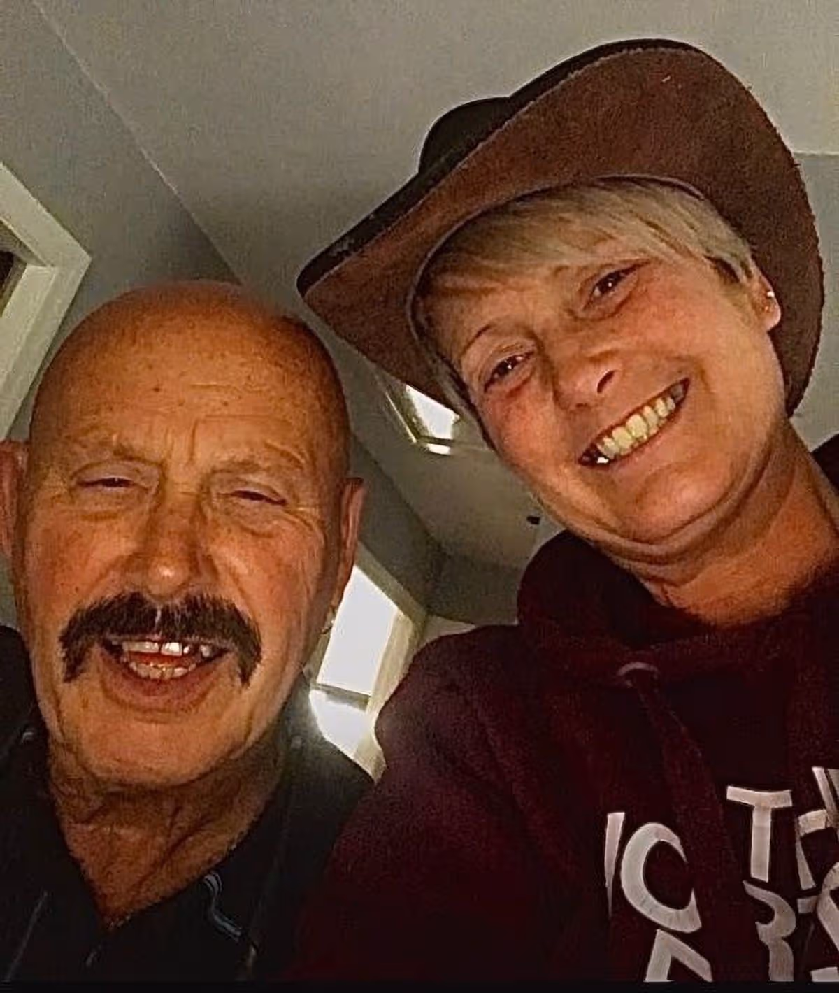 Karen in cowboy hat with her dad Kurt