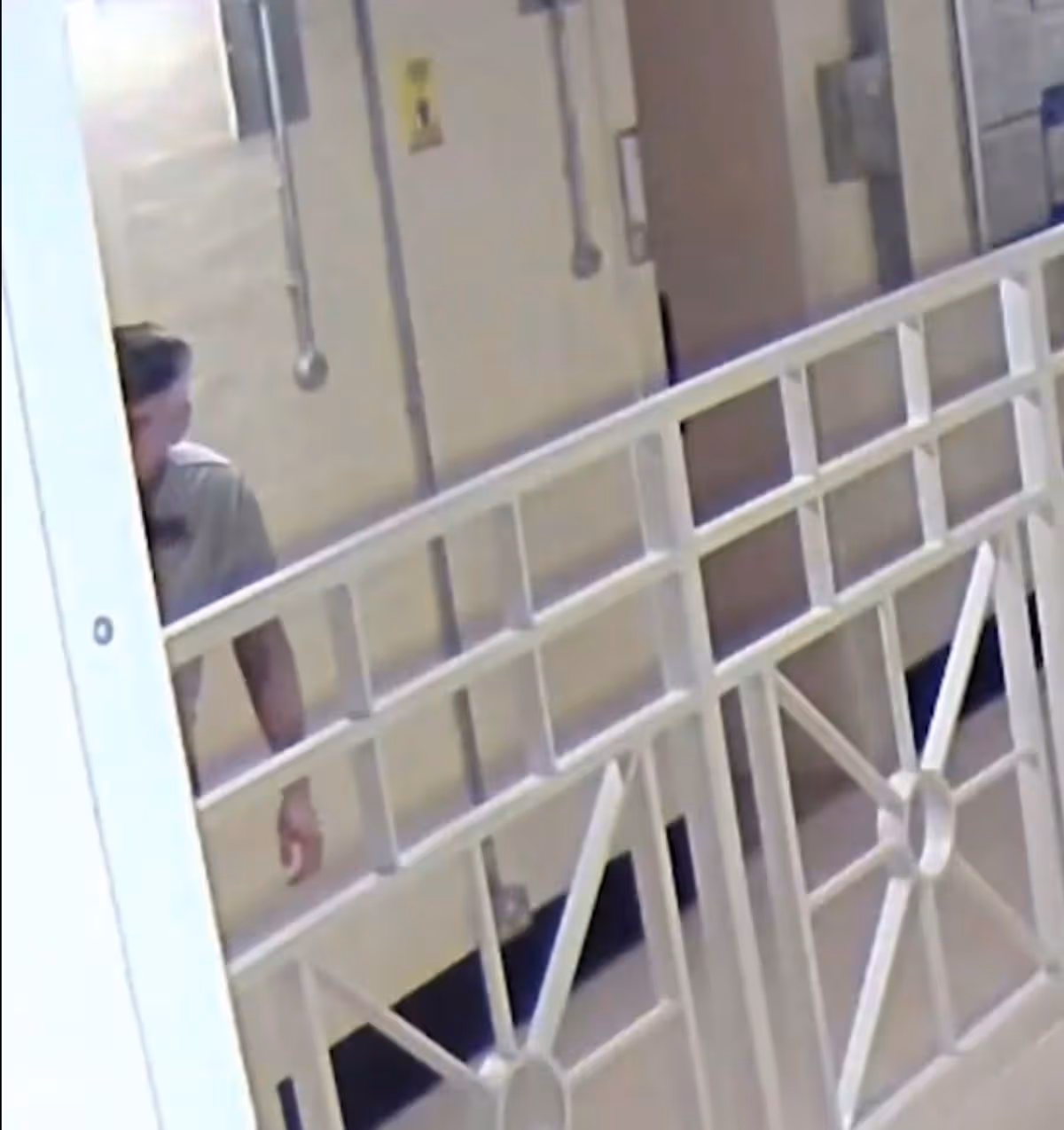 A blood-covered Ian Watkins stumbles from prison cell after being stabbed
