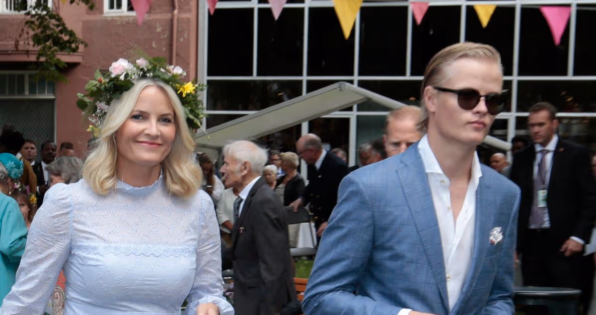 Marius Borg Høiby with his mother, Norway’s Crown Princess Mette-Marit