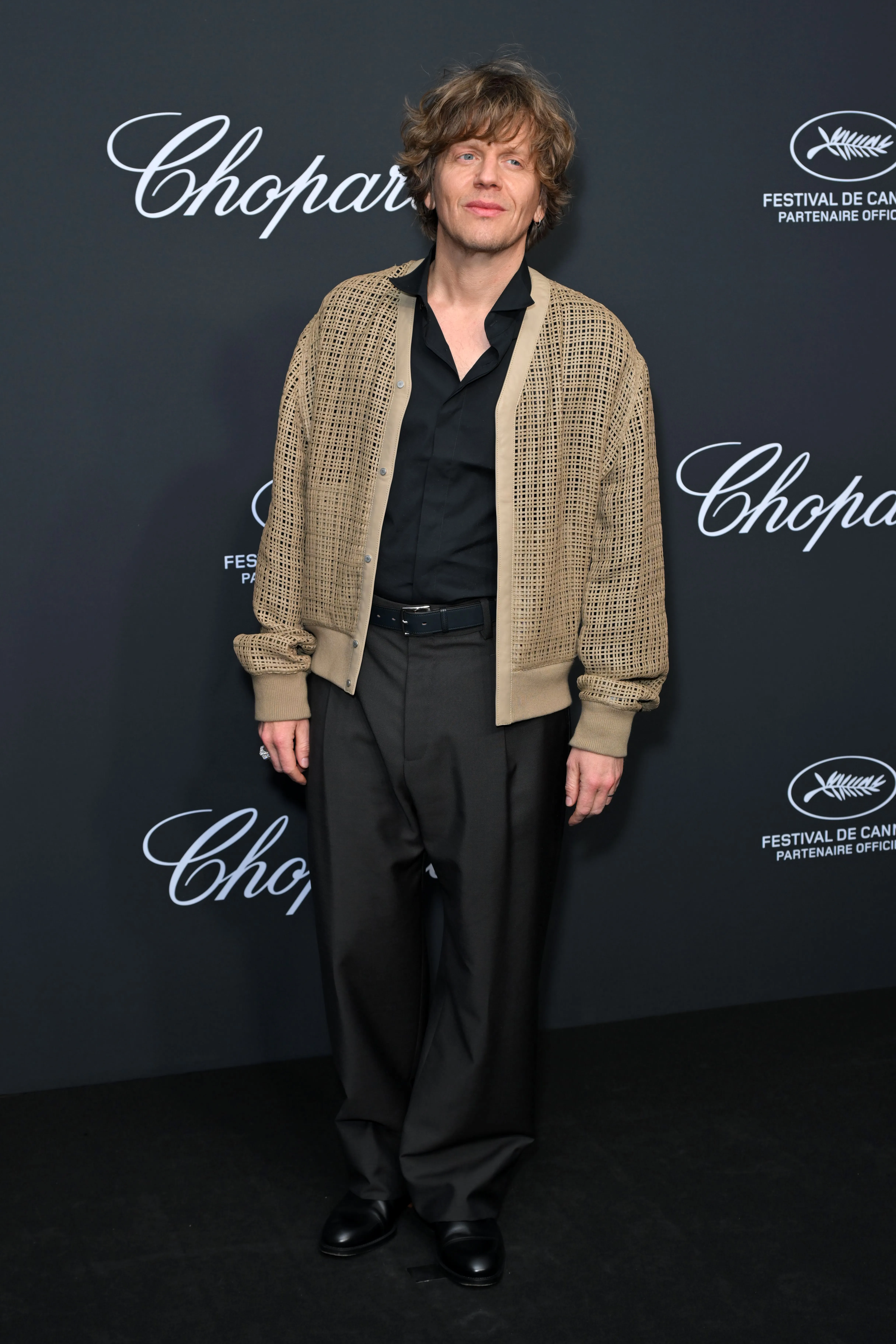 Alex Lutz attends the Chopard Trophy photocall at the 79th annual Cannes Film Festival