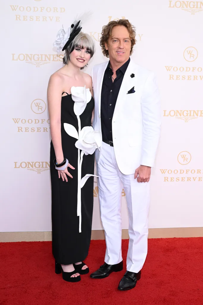 Dannielynn Birkhead and Larry Birkhead attend the Kentucky Derby