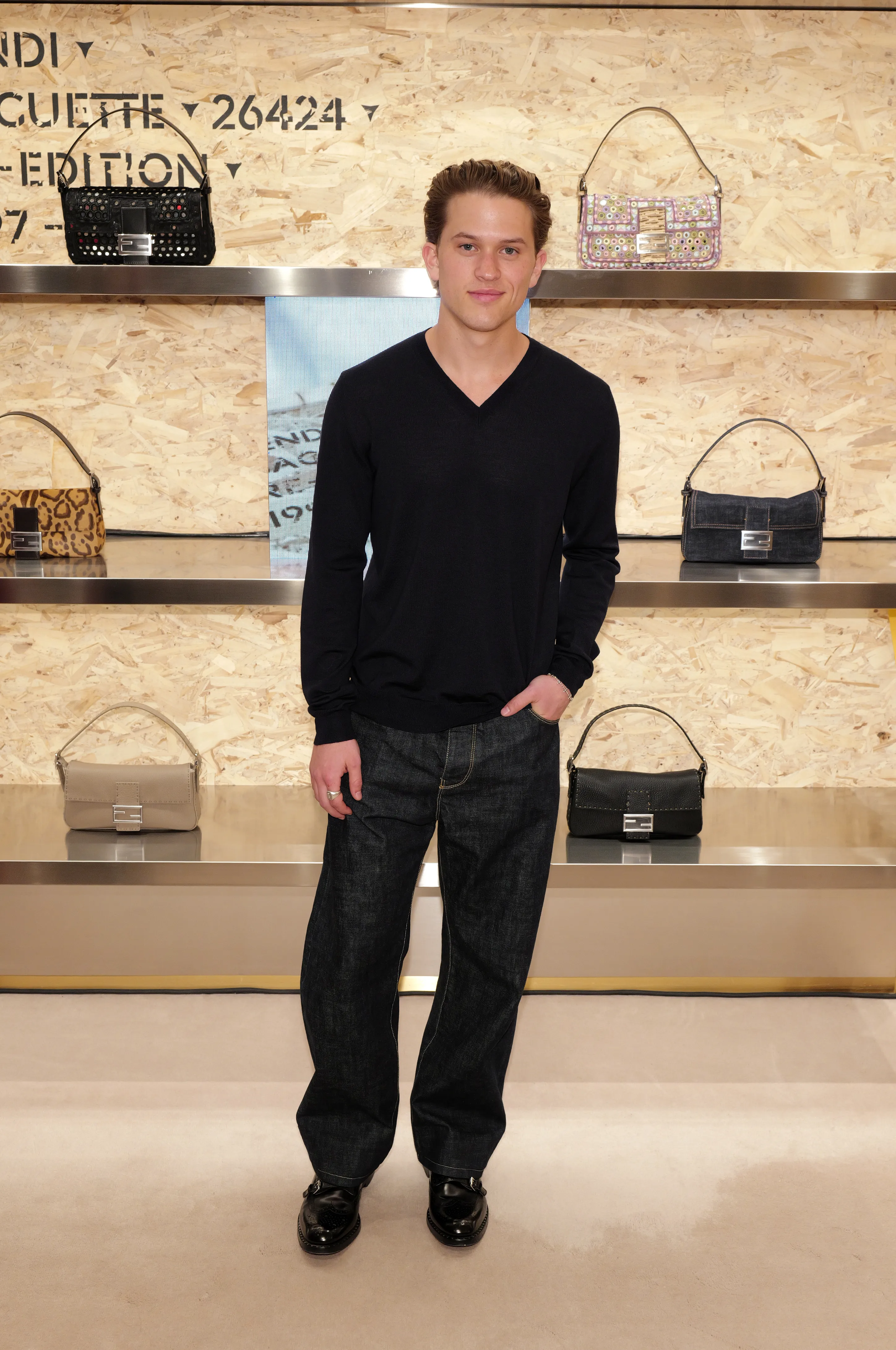 Deacon Reese Phillippe attends as FENDI Presents The Baguette® 26424 Re-Edition at FENDI Flagship on May 19, 2026 in New York City.