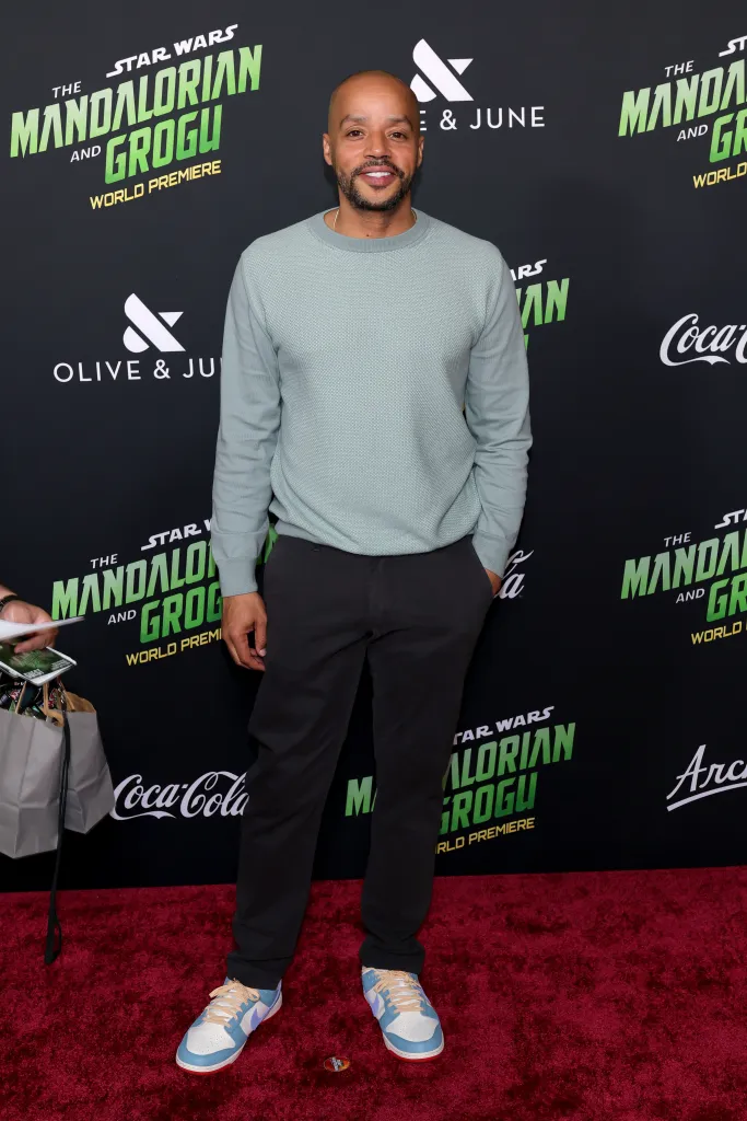 Donald Faison attends the premiere of "The Mandalorian and Grogu"