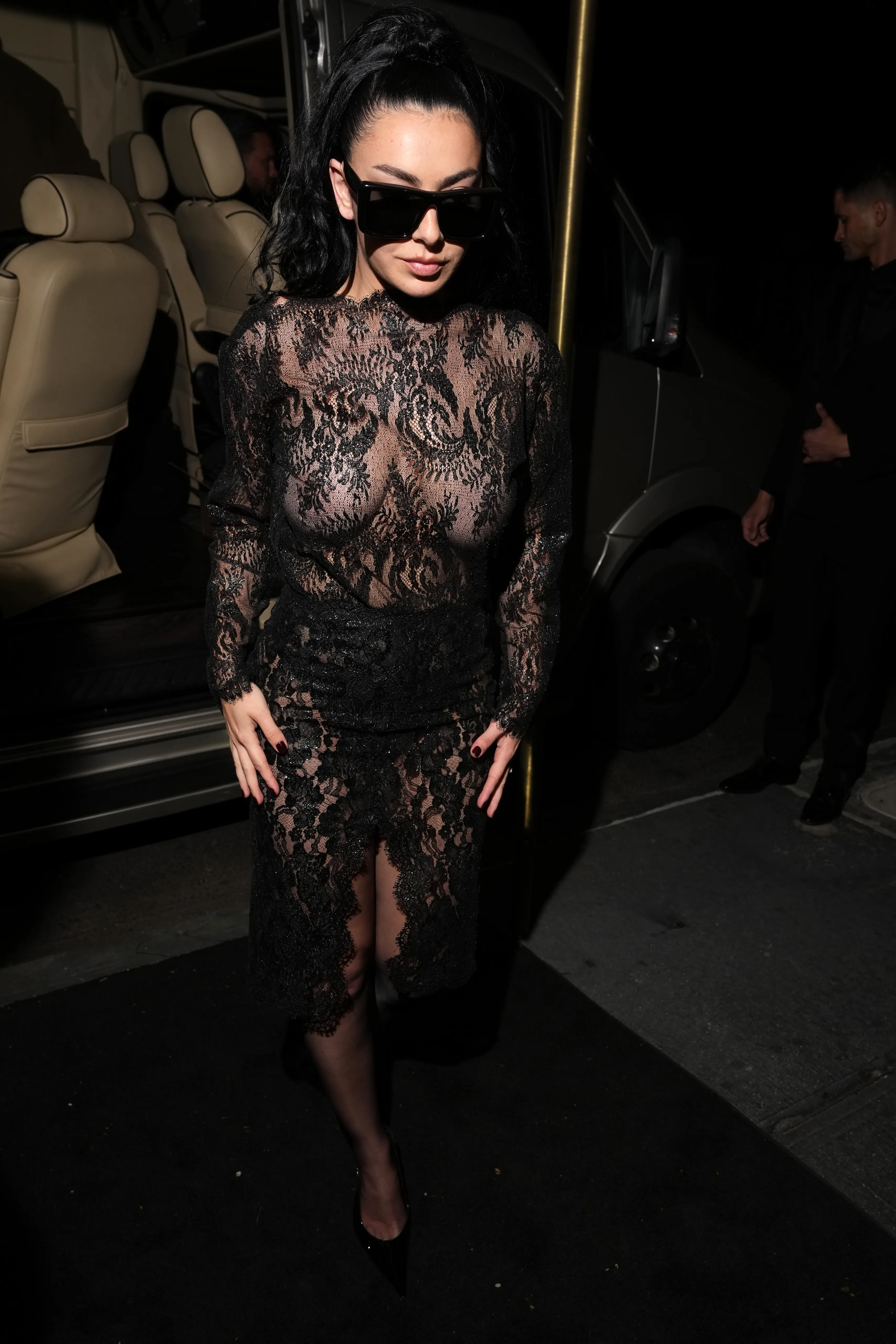 Charli xcx attends the Saint Laurent Met Gala after party