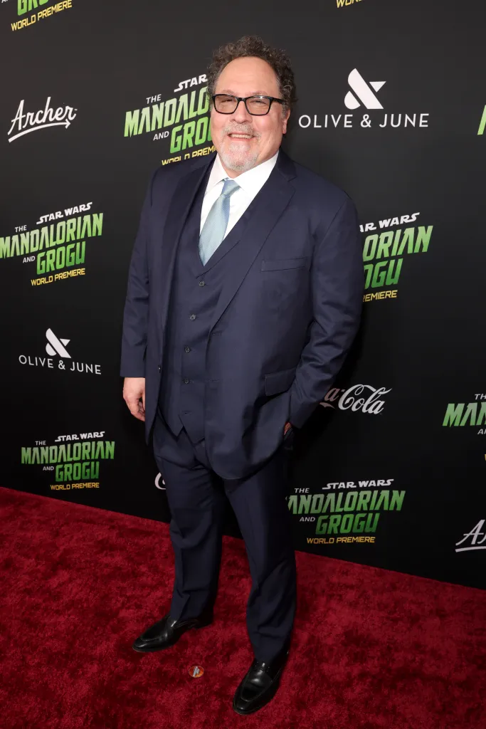 Jon Favreau attends the premiere of "The Mandalorian and Grogu"