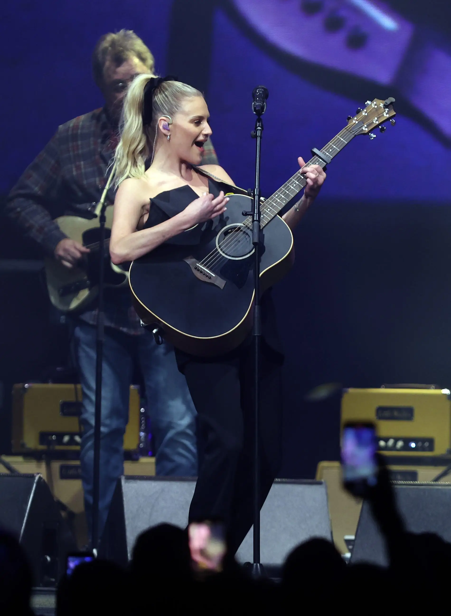 Kelsea Ballerini performs during the All for the Hall concert benefitting the Country Music Hall of Fame held at Bridgestone Arena Tuesday, Dec. 5, 2023.
