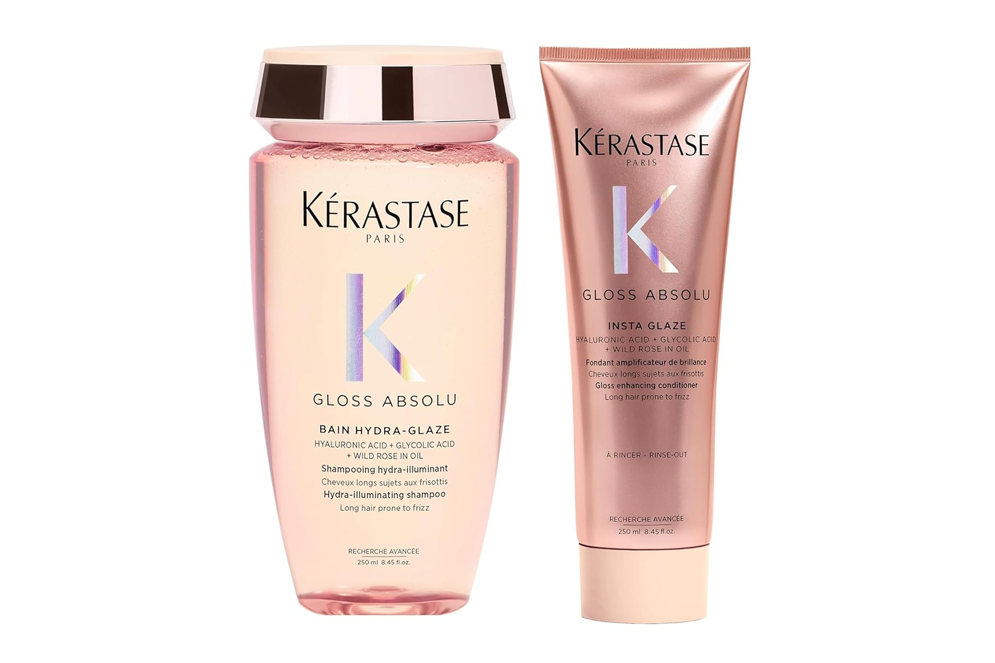 Kerastase Gloss Absolu Bain Hydra-Glaze illuminating shampoo.