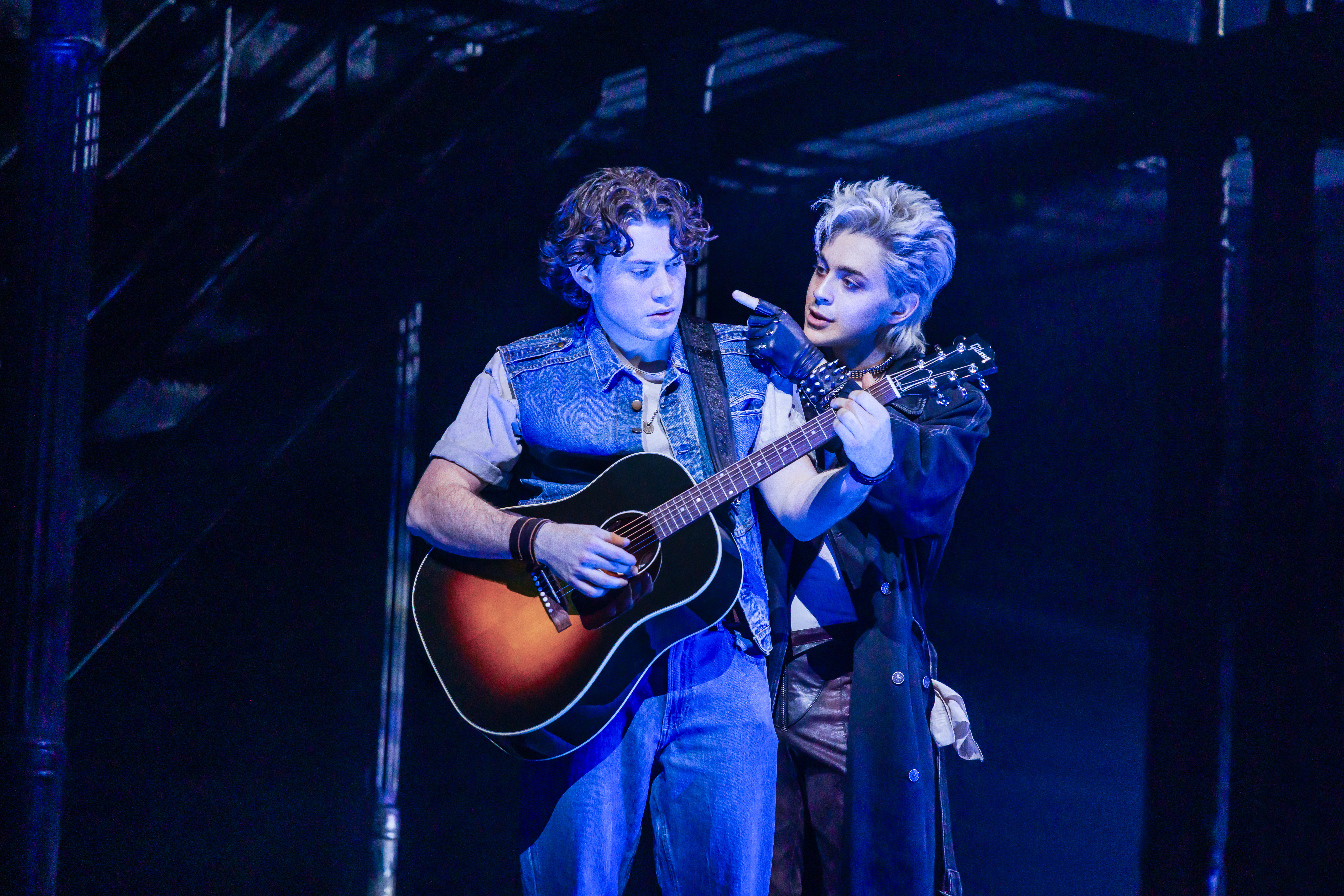 L.J. Benet and Ali Louis Bourzgui in "The Lost Boys"