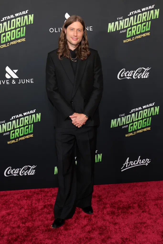 Ludwig Göransson attends the premiere of "The Mandalorian and Grogu"