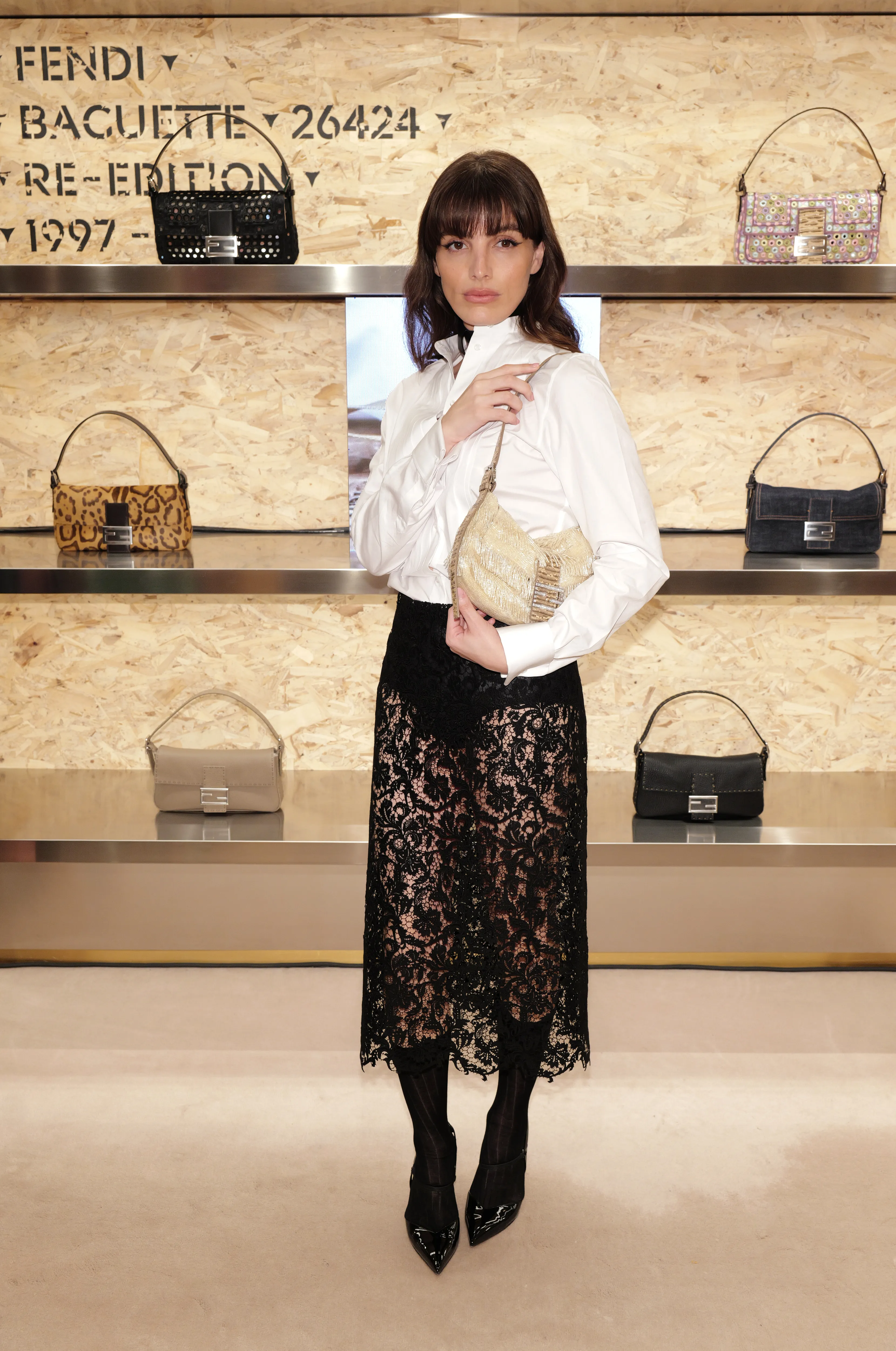 Lux Pascal attends as FENDI Presents The Baguette® 26424 Re-Edition at FENDI Flagship on May 19, 2026 in New York City.