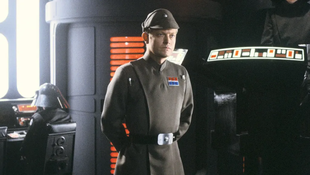 Michael Pennington as Moff Jerjerrod in Star Wars The Return of the Jedi.