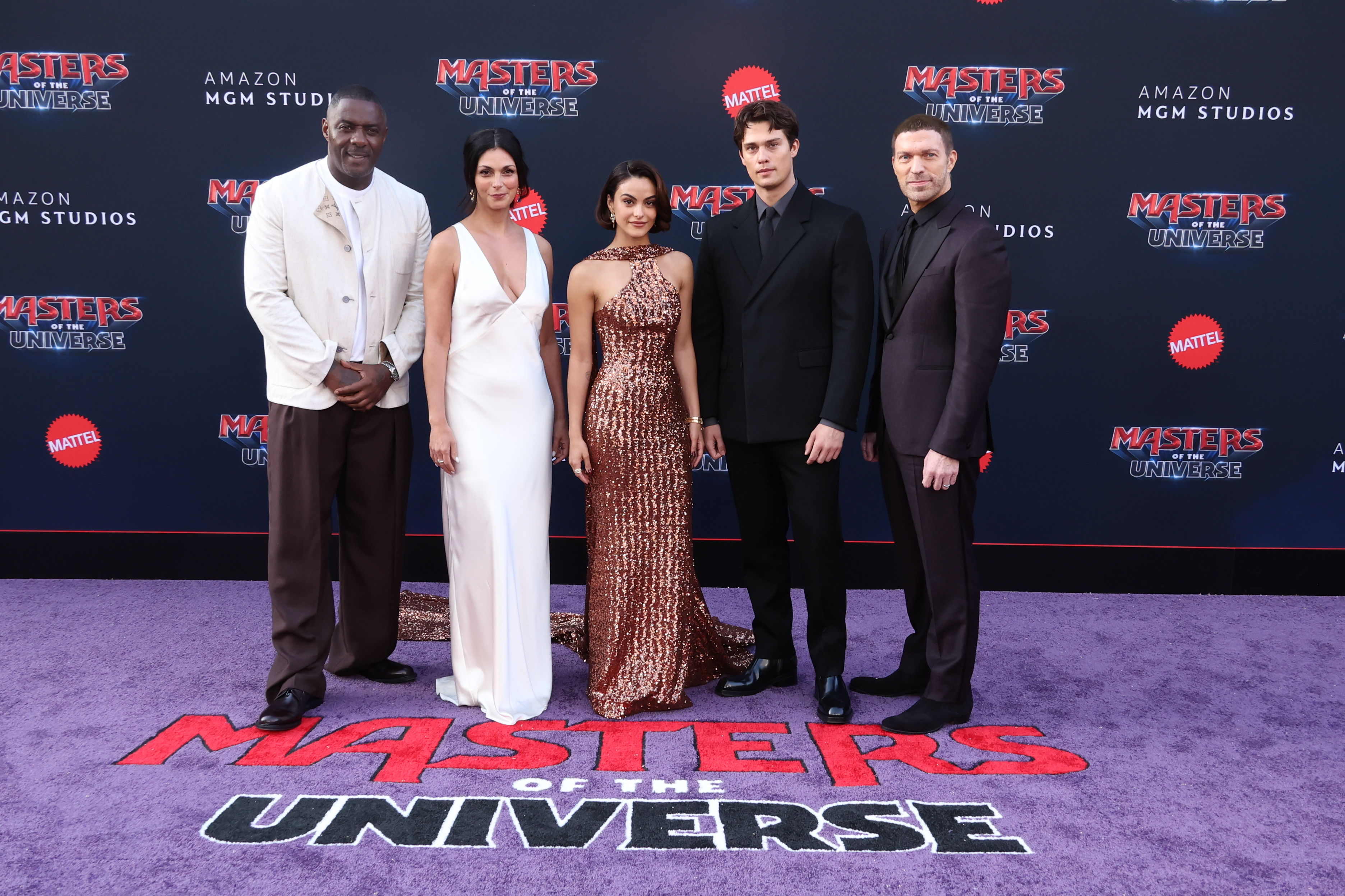 Morena Baccarin, Camila Mendes, Nicholas Galitzine, Travis Knight and Idris Elba
