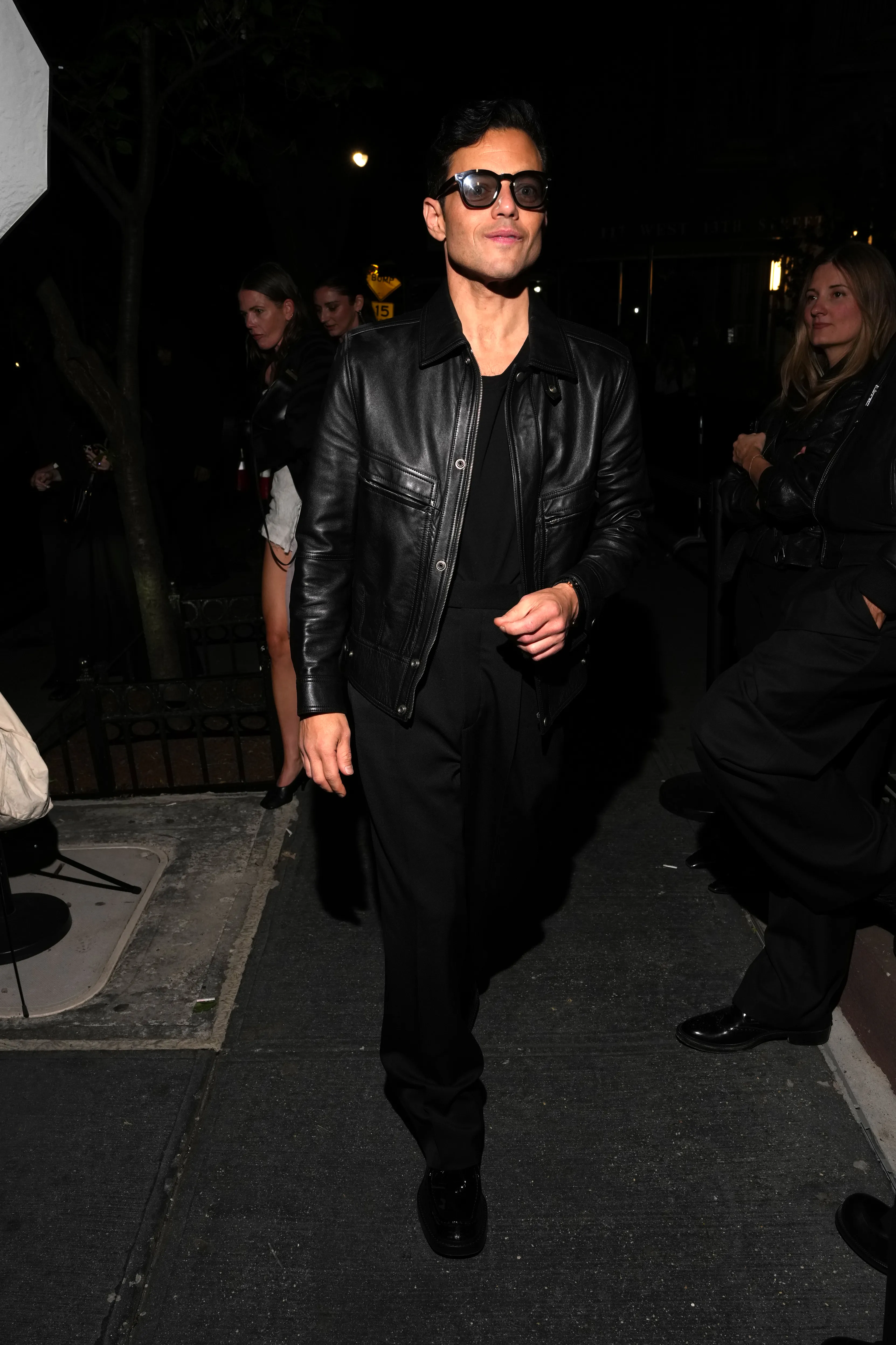 Rami Malek attends the Saint Laurent Met Gala after party