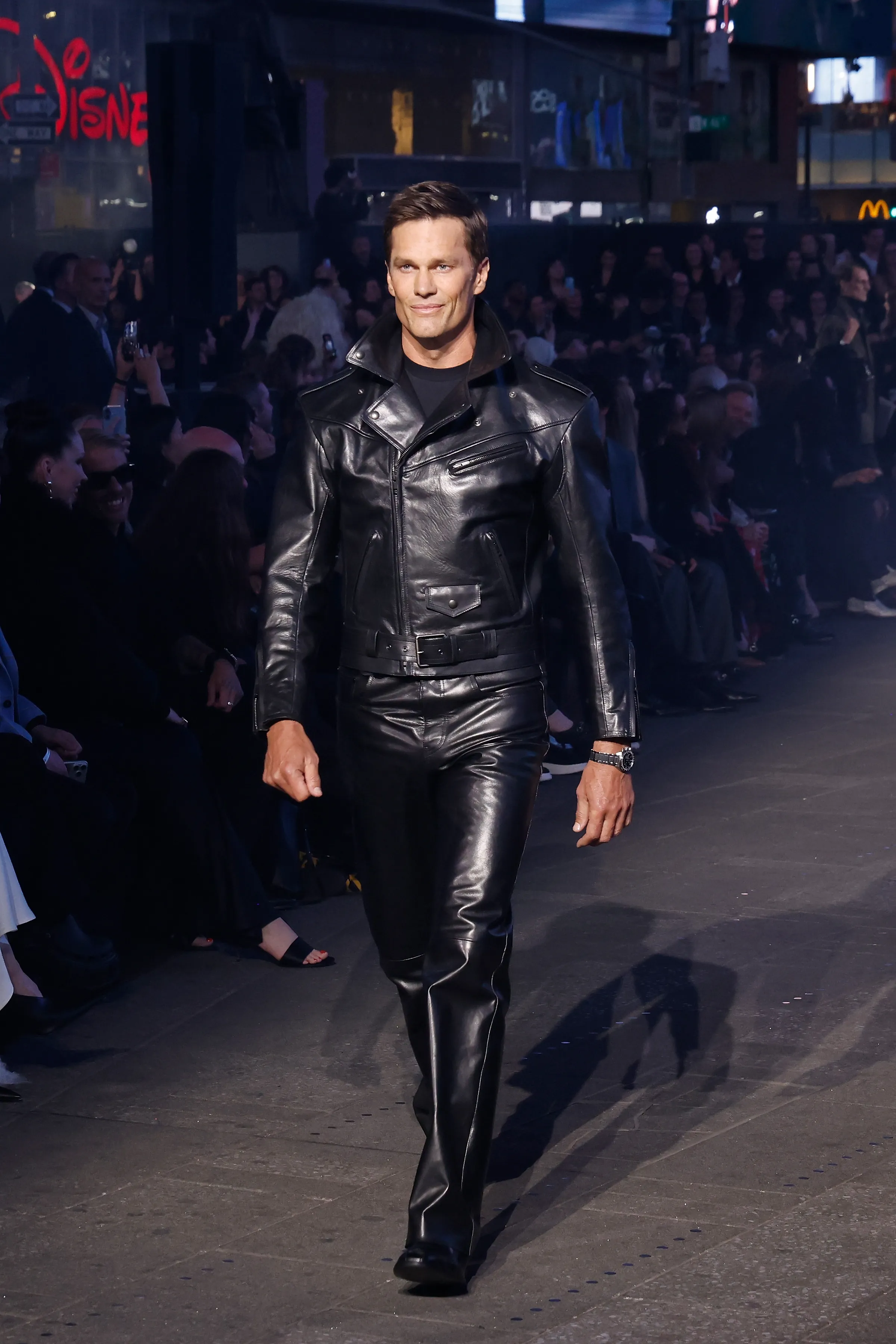 Tom Brady walks the runway 