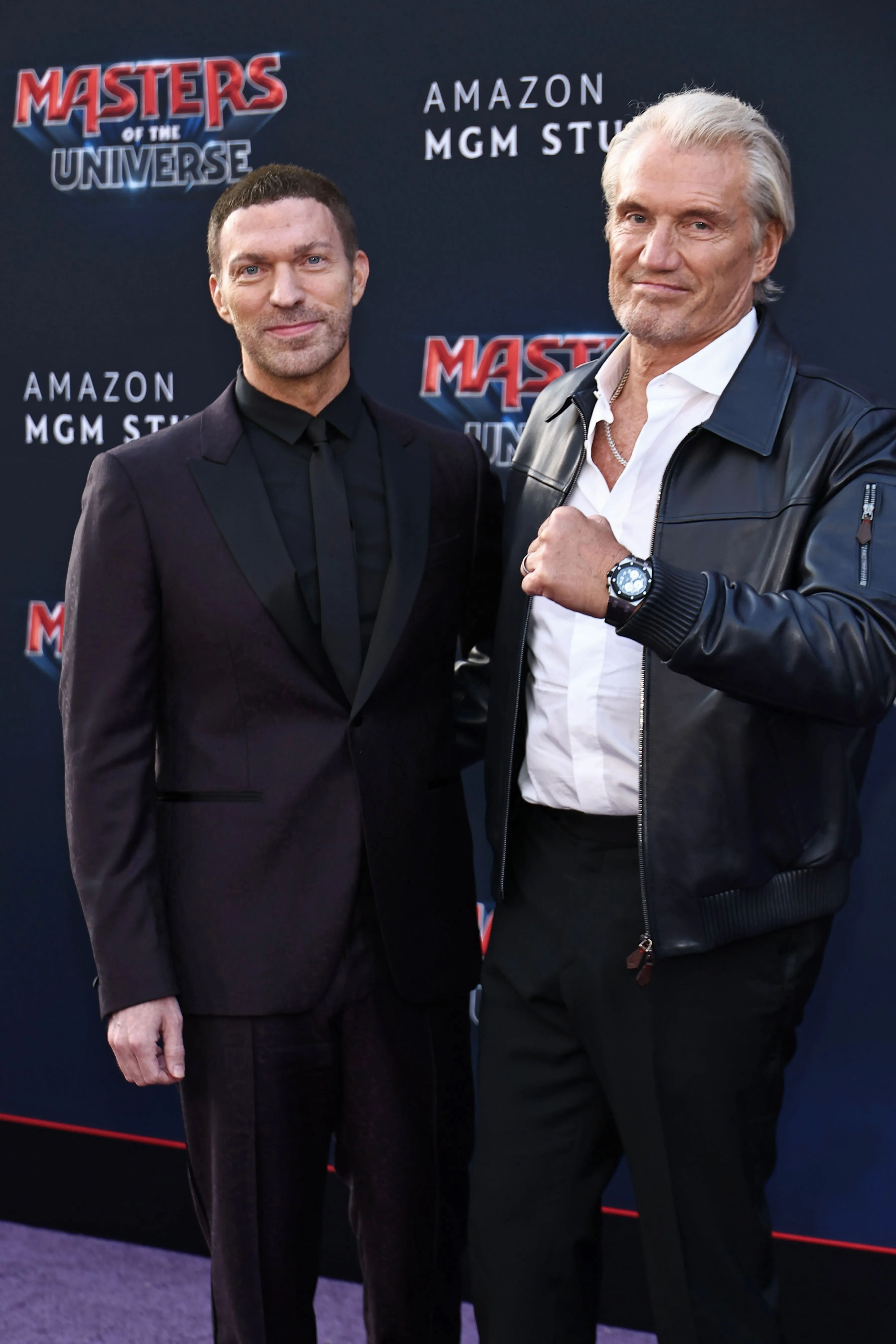 arrives at the premiere of "Masters of the Universe in LA.