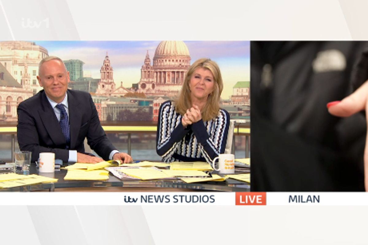 Good Morning Britain presenters Kate Garraway and Robert Rinder 