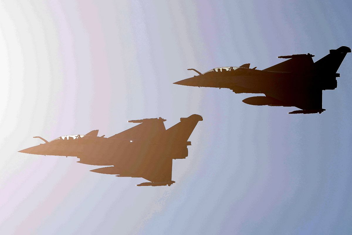 French Rafale B fighter jets intercepted Russian aircraft