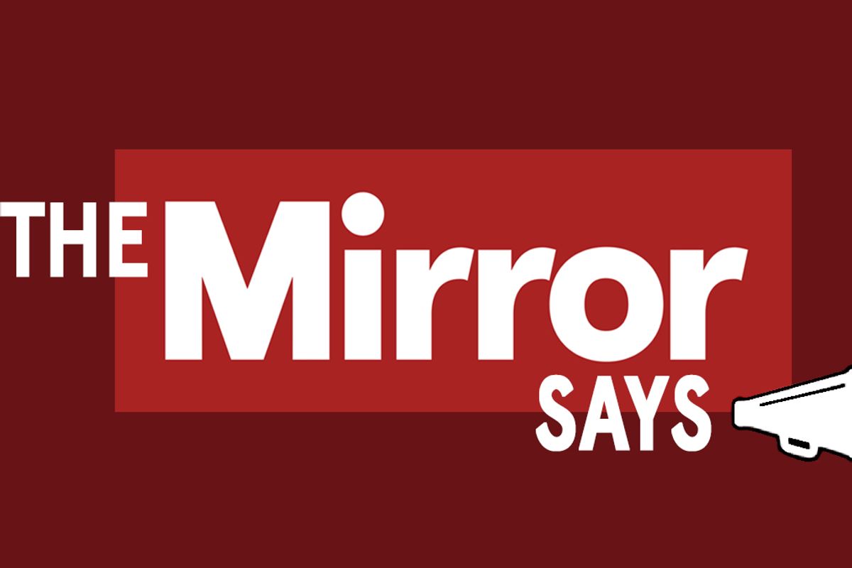 Voice of the Mirror logo