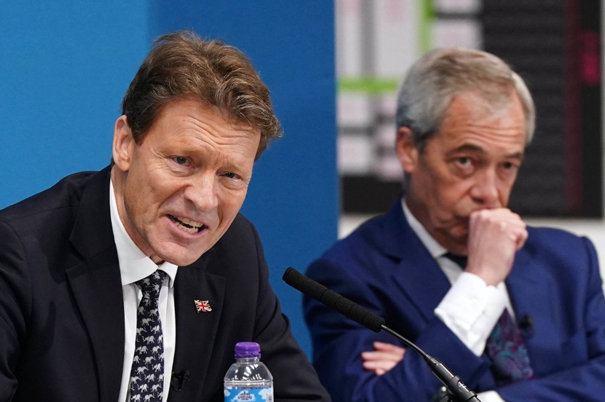 Reform chief Nigel Farage and his deputy, Richard Tice